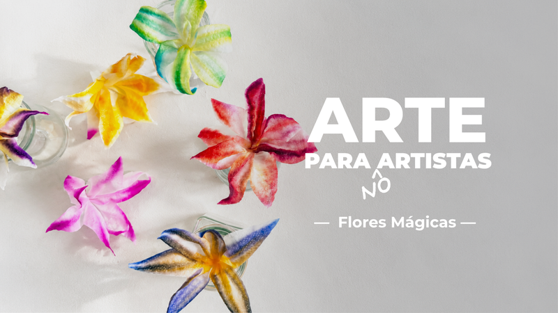 Flores mágicas de papel