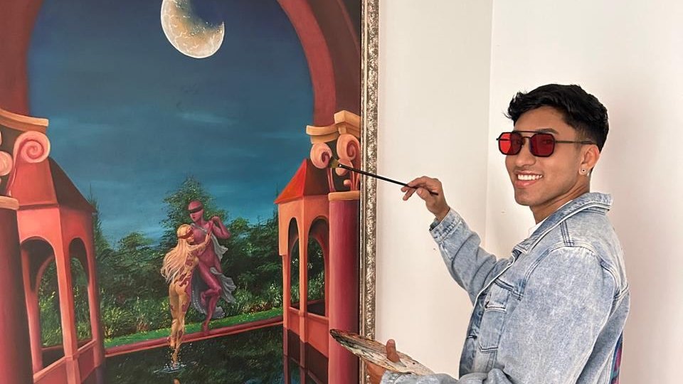 Robinson Gaviria: pintor surrealista en Medellín