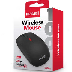 Mouse MOWL-100 Negro Inalámbrico 1600 DPI Maxell