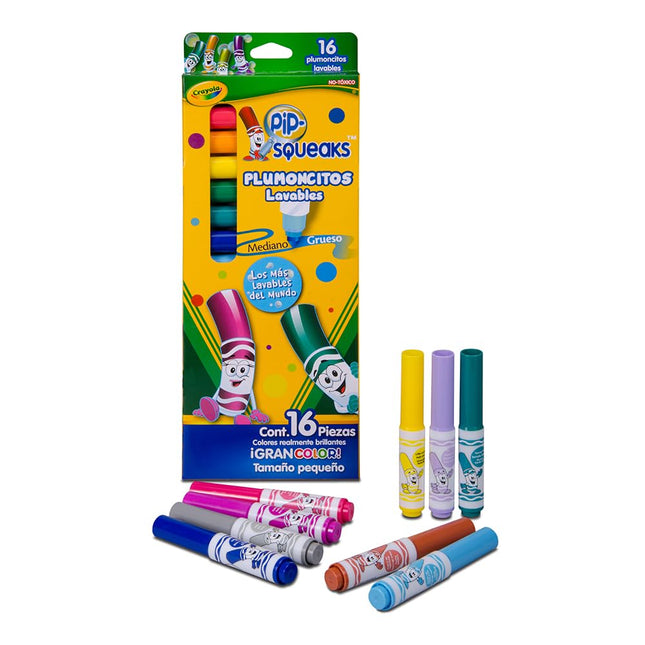 Mini Plumones Crayola Lavables x16 – Primeros Trazos