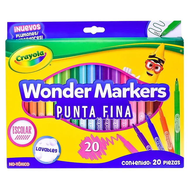Marcadores Punta Fina Crayola x20 – Colores Clásicos