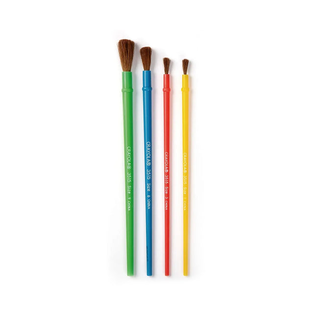 Pinceles Escolares x 4 Crayola