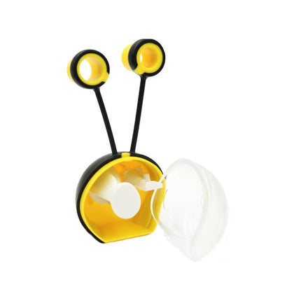 Sacapuntas Maped Abeja con 2 orificios y depósito, diseño infantil divertido para lápices estándar y jumbo.