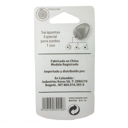 Sacapuntas I-Gloo Para Zurdos Un Orifico | Maped