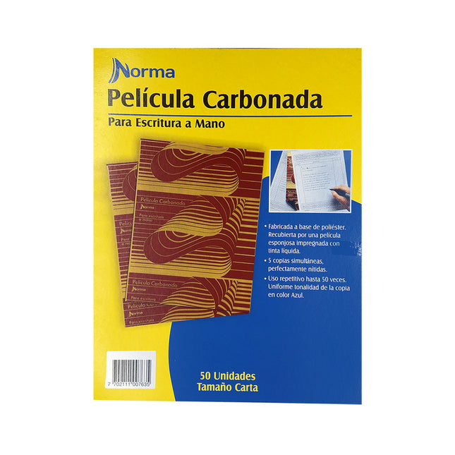 Papel Carbón Carta Mano Norma