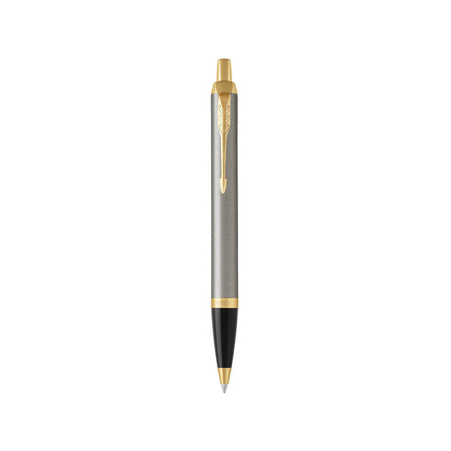 Bolígrafo IM Metal Cepillado Acabado Oro Parker