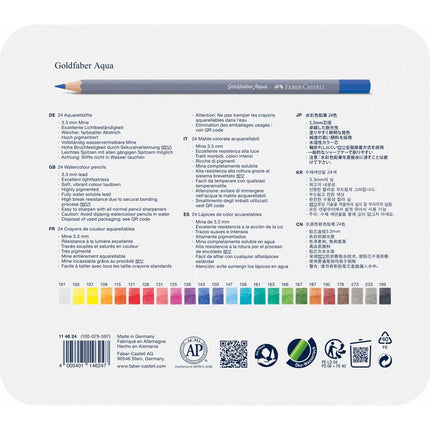 Colores Gold Acuarelables x24 Faber Castell