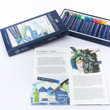 Tiza Pastel Oleo x12 Faber Castell