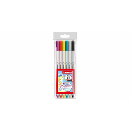 Plumígrafo Pen Brush 68 x6 Unidades Stabilo