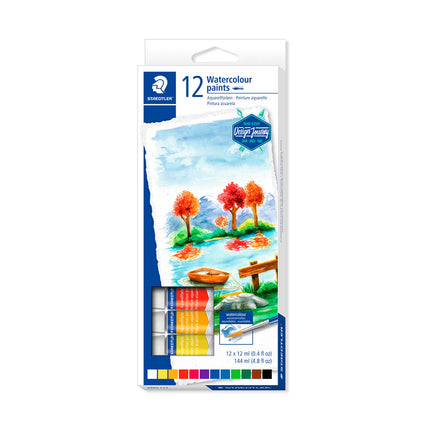 Set x12 Pinturas a la Acuarela Staedtler