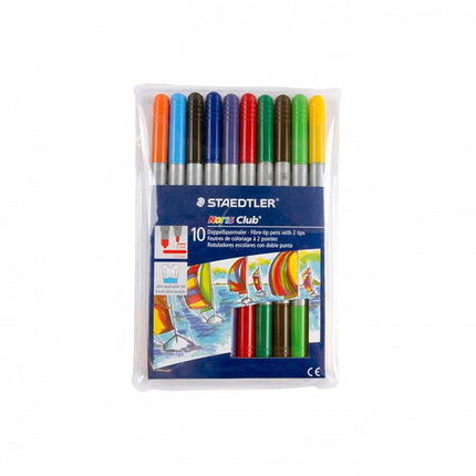 Plumones Staedtler Noris Doble Punta x10