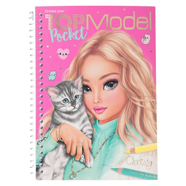 Cuaderno Para Dibujar Y Colorear | Top Model
