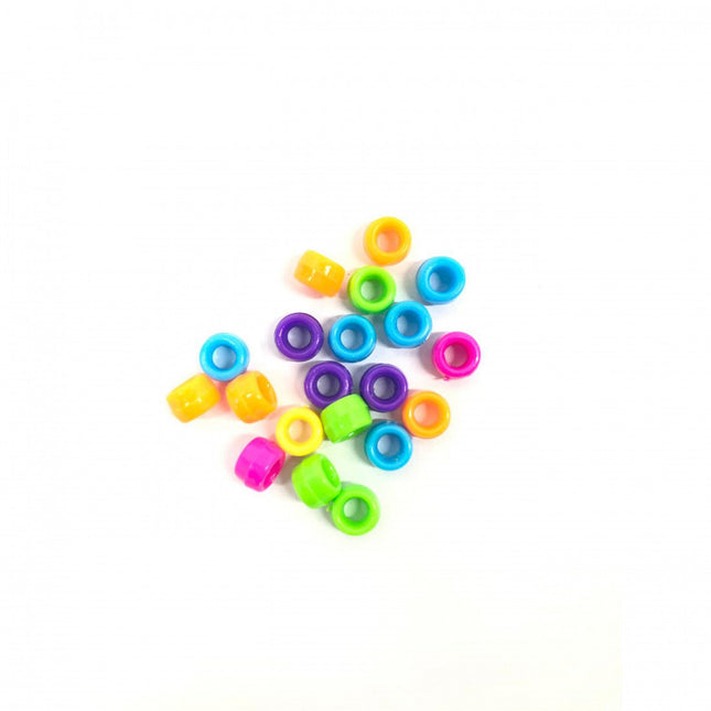 Chaquiras grandes multicolor x 100