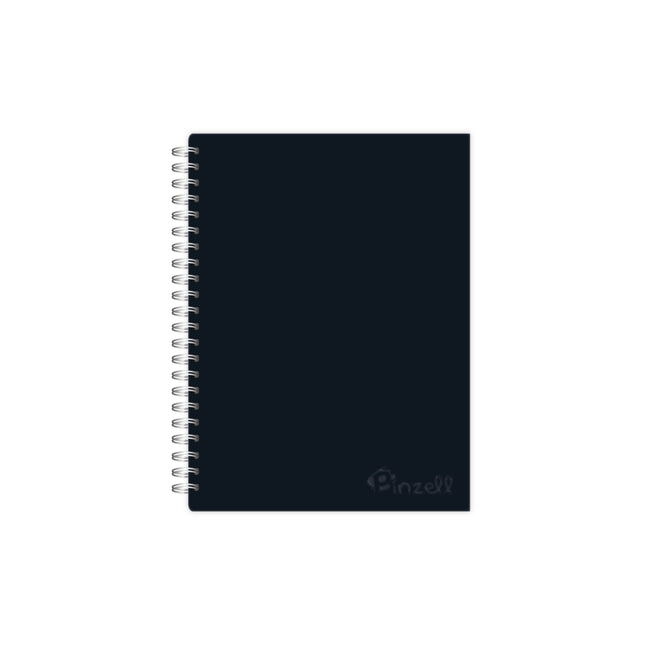 Cuaderno Argollado 5 Materias Mediano Negro | Pinzell