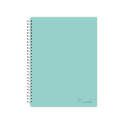 Cuaderno Argollado 5 Materias Grande Agua Marino | Pinzell