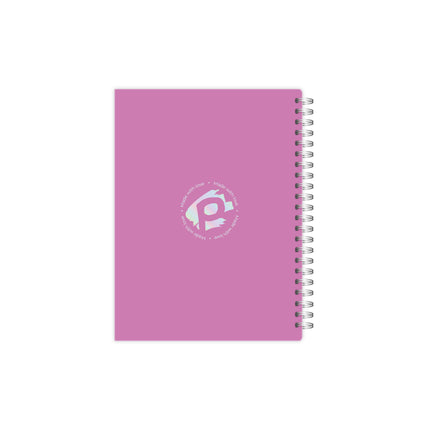 Cuaderno Argollado 1 Materia Mediano Rosa | Pinzell