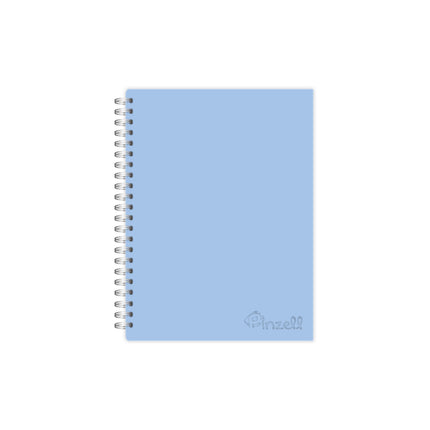 Cuaderno Argollado 5 Materias Mediano Azul Pastel | Pinzell