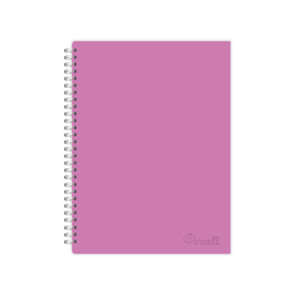 Cuaderno Argollado 5 Materias Grande Rosa | Pinzell