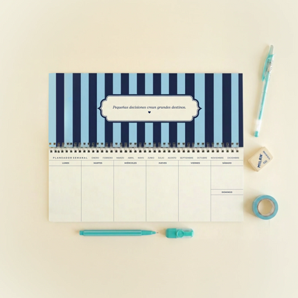 Planner Semanal Marinero - Paper Note