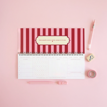 Planner Semanal Heart - Paper Note