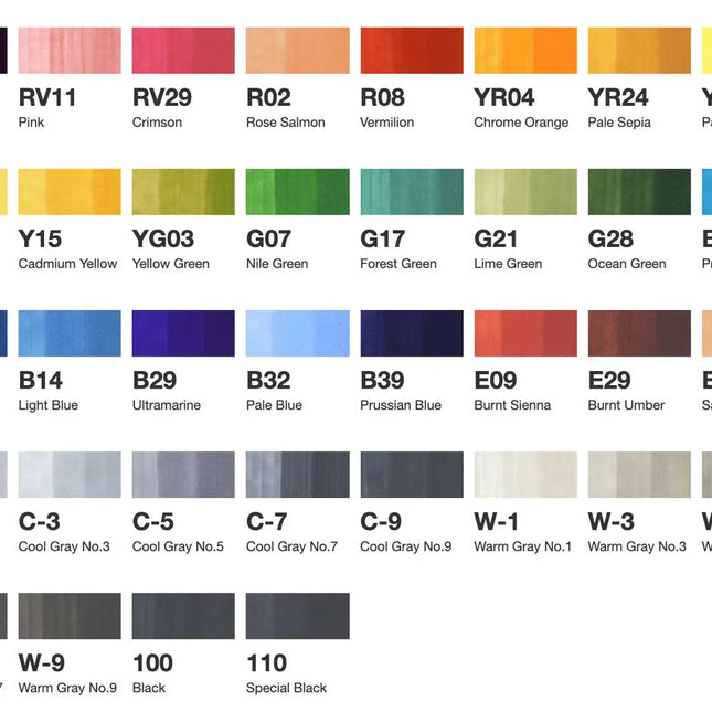 Marcador Color Set x36 | Copic
