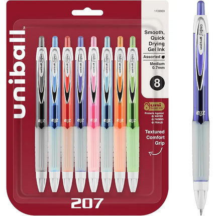 Bolígrafo Gel Uniball Signo Pastel 0.7 mm x4