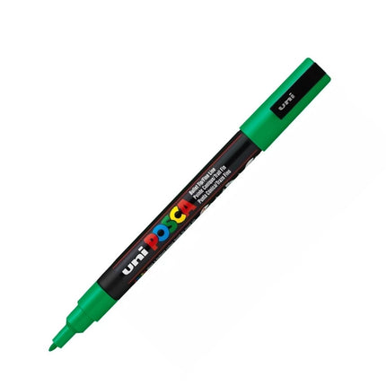 Marcador Posca Verde Punta Fina