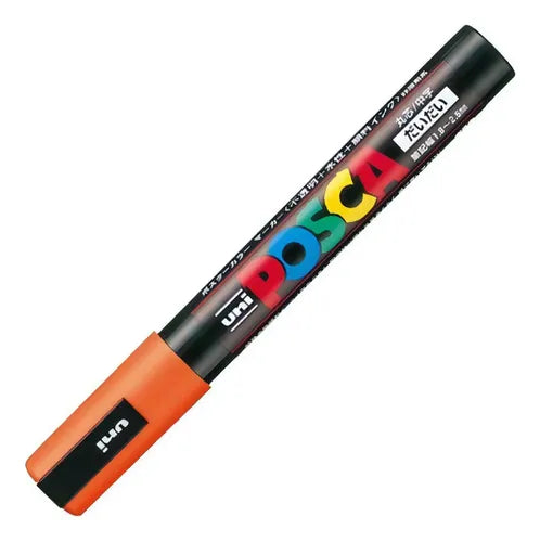 Marcador Posca Naranja Claro Punta Fina