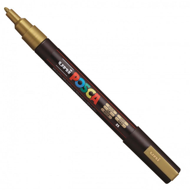 Marcador Acrilico 1.3 Mm Dorado Posca
