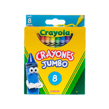 Crayones Jumbo Crayola x8 – Primeros Trazos con Confianza