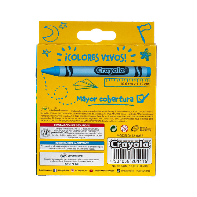 Crayones Jumbo Crayola x8 – Primeros Trazos con Confianza