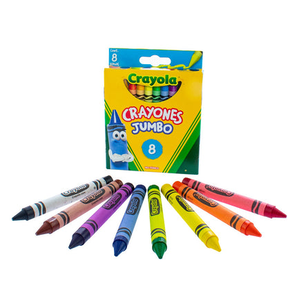 Crayones Jumbo Crayola x8 – Primeros Trazos con Confianza