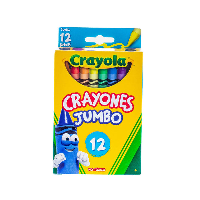 Crayones Jumbo Crayola x12 – Gruesos y Fáciles de Sostener