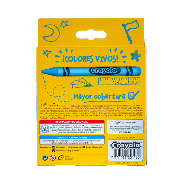 Crayones Jumbo Crayola x24 – Más Colores para Explorar