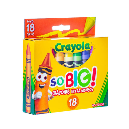 Crayones Extra Jumbo Crayola x18 – Para Manos Pequeñas