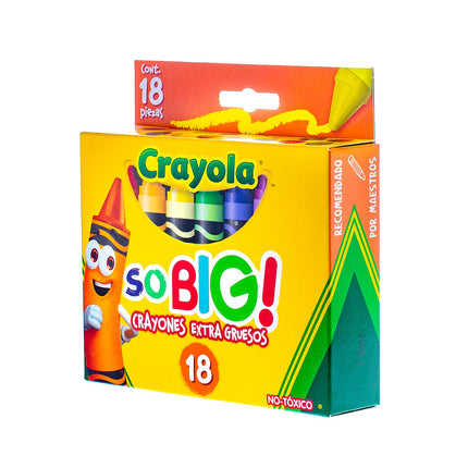 Crayones Extra Jumbo Crayola x18 – Para Manos Pequeñas