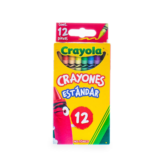 Crayones Crayola x12 – Colores Clásicos para el Colegio