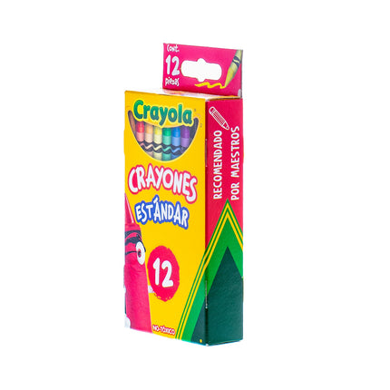 Crayones Crayola x12 – Colores Clásicos para el Colegio