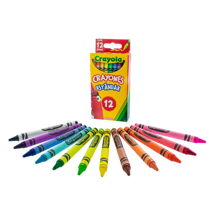 Crayones Crayola x12 – Colores Clásicos para el Colegio