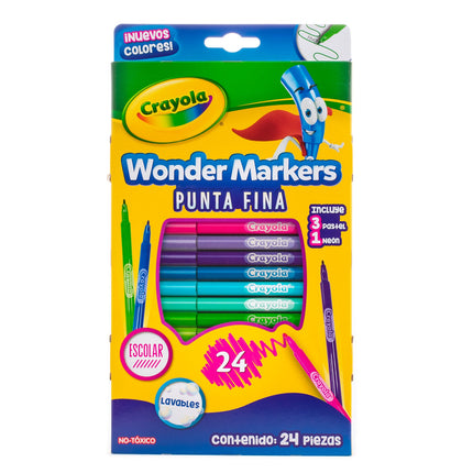 Marcadores Punta Fina Crayola x24 – Colores Clásicos