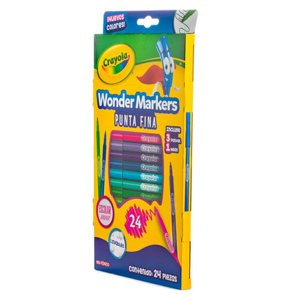 Marcadores Punta Fina Crayola x24 – Colores Clásicos