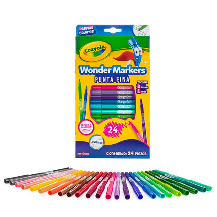 Marcadores Punta Fina Crayola x24 – Colores Clásicos