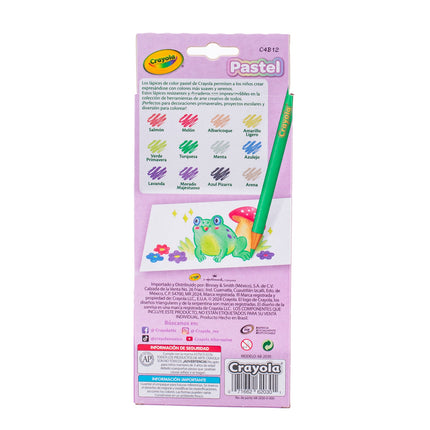 Colores Pastel Crayola x12 – Lápices de Colores Pastel