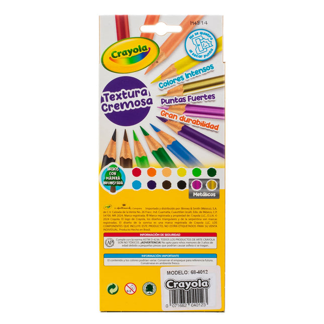 Colores Crayola x12 – Lápices de Colores Escolares