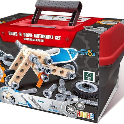 Set De Construcción Junior Motocicleta 34 Piezas | Hape
