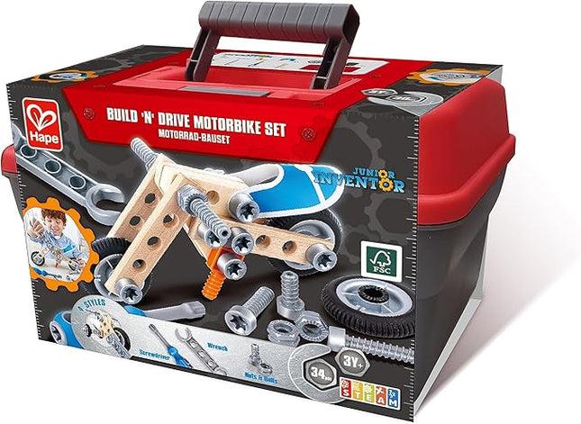 Set De Construcción Junior Motocicleta 34 Piezas | Hape