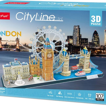 Rompecabezas 3D CubicFun City Line Londres