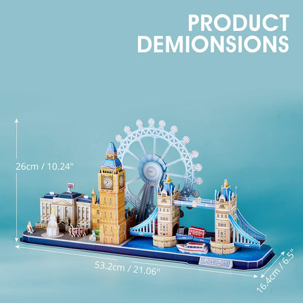 Rompecabezas 3D CubicFun City Line Londres