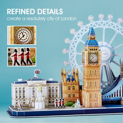 Rompecabezas 3D CubicFun City Line Londres
