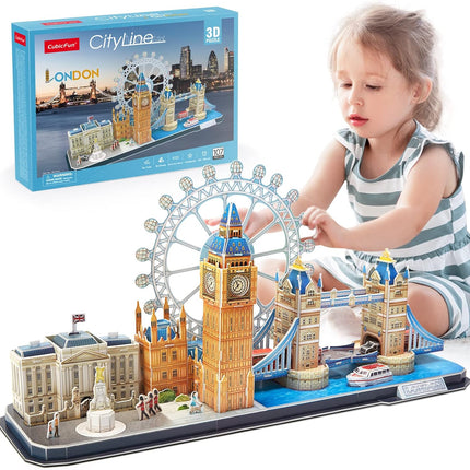 Rompecabezas 3D CubicFun City Line Londres